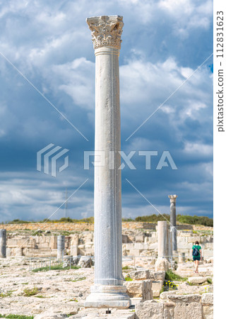 Kourion archaeological site, ruins of ancient town. Limassol District, Cyprus Kourion archaeological site, ruins of ancient town. Limassol District, Cyprus 112831623