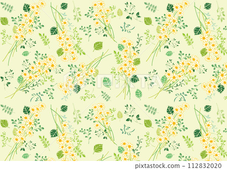 Hand-drawn style chamomile pattern 2 112832020