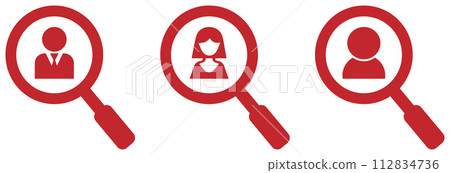 招募圖示紅色 招募圖示紅色 112834736