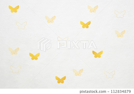 Japanese paper texture with butterfly pattern_luxury Japanese modern background Japanese paper texture with butterfly pattern_luxury Japanese modern background 112834879