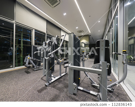 曼谷的健身室公寓的健身室,BKK 曼谷的健身室公寓的健身室,BKK 112836143