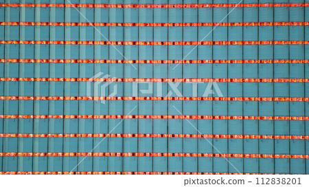 Architectural Harmony: A Matrix of LED Lights in an Agricultural Greenhouse Architectural Harmony: A Matrix of LED Lights in an Agricultural Greenhouse 112838201