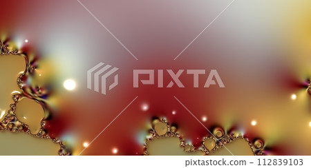 Fractal Beauty abstraction, festival background,  fantasy futuristic wallpaper, 3D rendering, 3D illustration 112839103