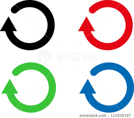 Arrow (circulation) cycle icon set - Stock Illustration [112839187] - PIXTA