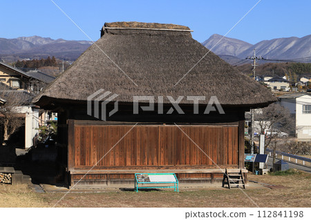 Kamimiharada Kabuki stage and Mt.Akagi 112841198