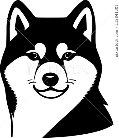 正面柴犬圖示_03_AI生成影像 112841303