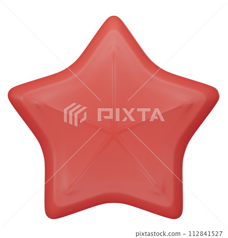 3d red star 112841527