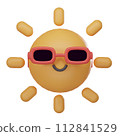 3d smiley face sunshine 112841529