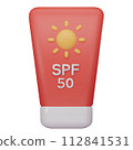 3d sunscreen 112841531