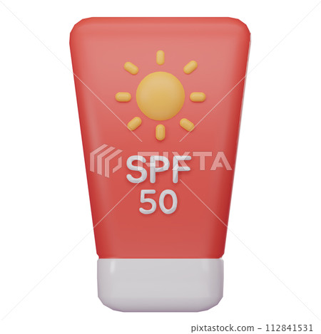 3d sunscreen 112841531