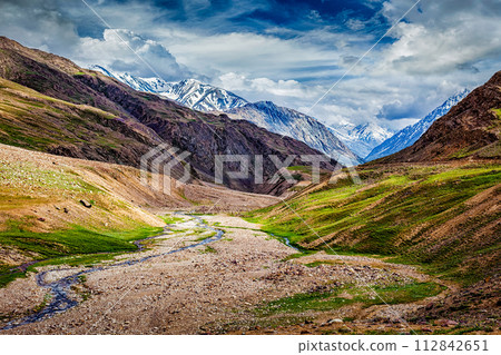 Himalayan landscape in Himalayas 112842651