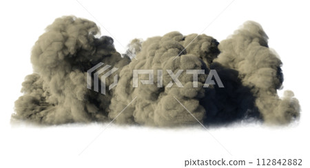 White background with gray clouds 112842882