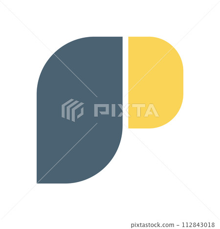 Display bauhaus vector font bold letter logo P alphabet capital geometry Typeface abc element for social media, web design, poster, banner, greeting card Display bauhaus vector font bold letter logo P alphabet capital geometry Typeface abc element for social media, web design, poster, banner, greeting card 112843018