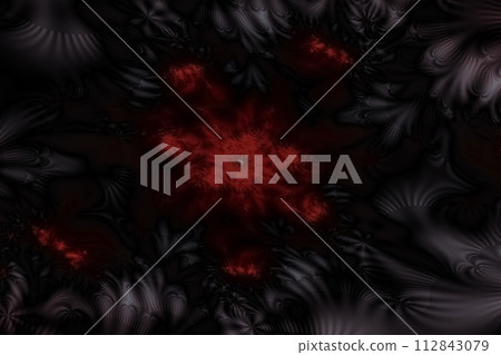 Fractal Luxury, rich business background, technologic and futuristic wallpaper, 3D rendering, 3D illustration 112843079