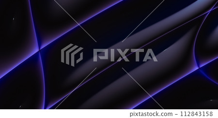 Beauty abstraction, festival background, fantasy futuristic wallpaper, 3D rendering, 3D illustration 112843158