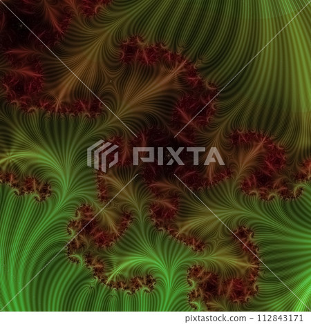 Beauty abstraction, festival background, fractal fantasy futuristic wallpaper, 3D rendering, 3D illustration 112843171