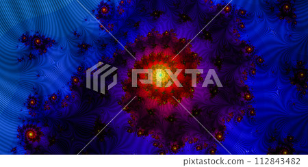 Beauty cosmos, univers, colorful constelation concept, modern science contemporary art, spiral fractal background Beauty cosmos, univers, colorful constelation concept, modern science contemporary art, spiral fractal background 112843482