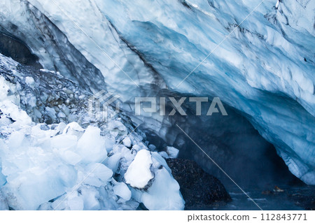 Ice caves near Kverfjoll area, Iceland nature Ice caves near Kverfjoll area, Iceland nature 112843771