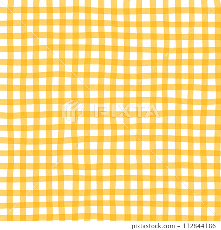 Orange Gingham Check Hand Drawn Background Overlay Orange Gingham Check Hand Drawn Background Overlay 112844186