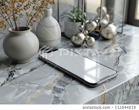 full screen smartphone mockup design full screen smartphone mockup design 112844819