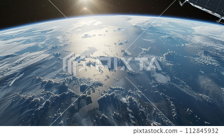 AI-generated content. Earth Viewed From Space 112845932