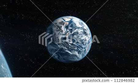 AI-generated content. A View of Earth From Space 112846982