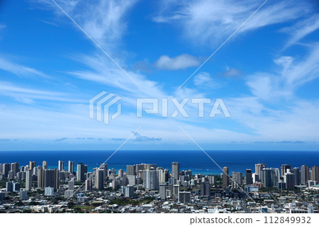 Honolulu Metropolitan cityscape 112849932