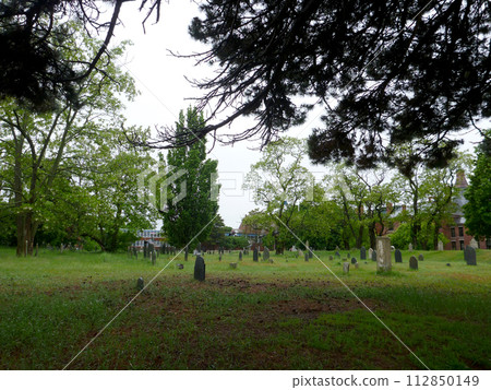 Graveyard in Salem, Masachusetts 112850149