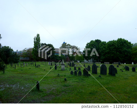 Graveyard in Salem, Masachusetts 112850152