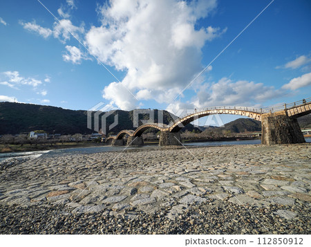Scenery with Kintaikyo Bridge Scenery with Kintaikyo Bridge 112850912