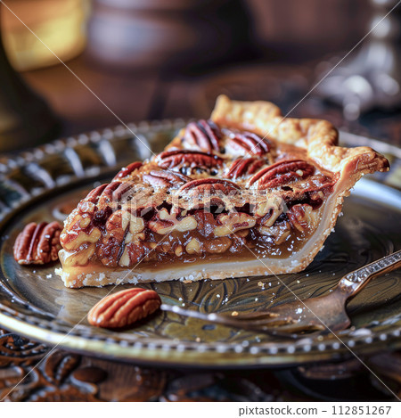 美國特產：山核桃派（山核桃派） 112851267