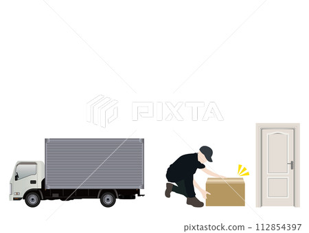 truck and placement 112854397