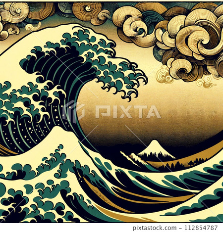 浮世繪風格 112854787