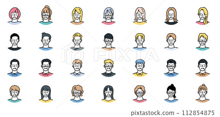 person icon illustration 112854875