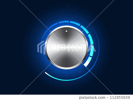 Technology background, button increase level,For work related to digital technology, wallpaper, posters 112855039