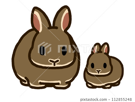 巧克力水獺兔家族 112855248