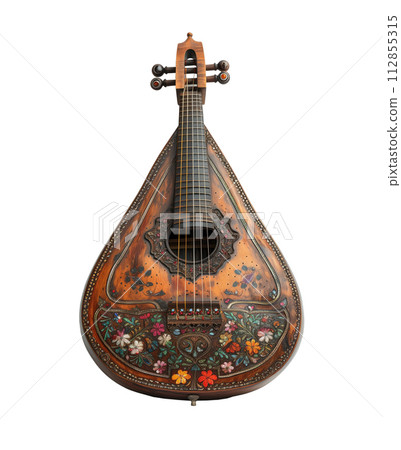 Vintage balalaika isolated 112855315
