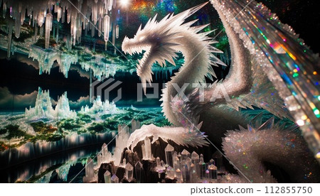 Crystal Cave Guardian Dragon 112855750