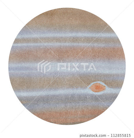 木星水彩觸感 木星水彩觸感 112855815