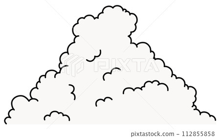 Vector illustration of thunder cloud Vector illustration of thunder cloud 112855858