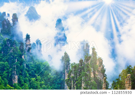 張家界、武陵源怪石奇景 112855930