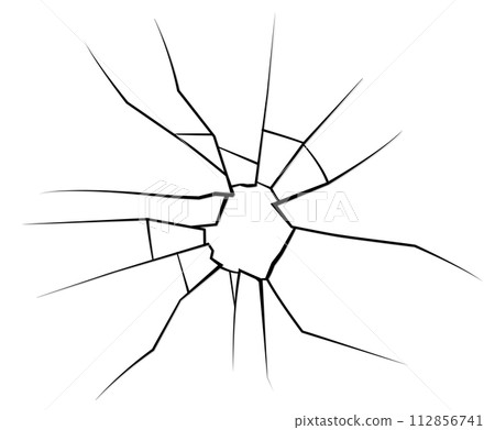 glass or screen broken design 112856741