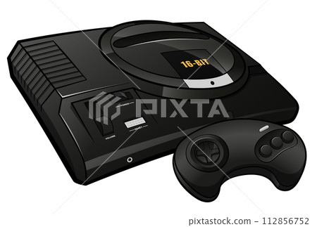 videogame or gaming console isolated videogame or gaming console isolated 112856752