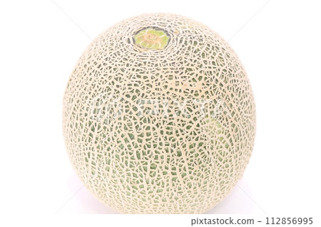 Andes melon from Ibaraki Prefecture, 1 whole mesh, bright background 112856995
