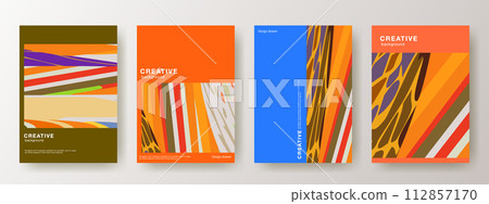 Abstract beautiful pattern design template Abstract beautiful pattern design template 112857170