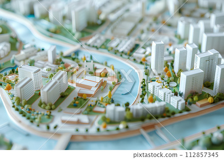 Cityscape with canal-3 112857345