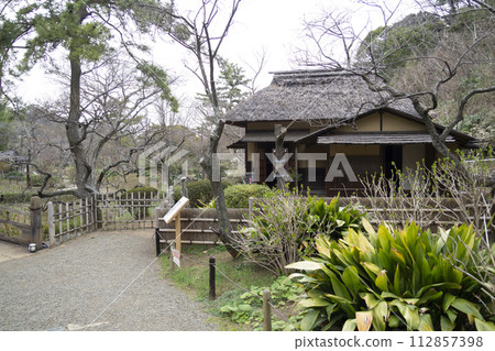 神奈川縣橫濱市風景名勝三溪園的春天 神奈川縣橫濱市風景名勝三溪園的春天 112857398