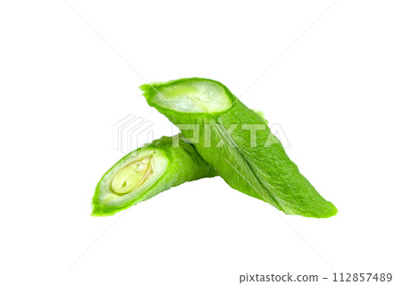 Long bean or cowpea isolated Long bean or cowpea isolated 112857489