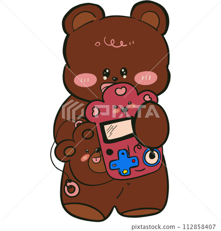 illustration of the game boy illustration of the game boy 112858407