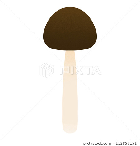 Brown Mushroom Cartoon illustration Brown Mushroom Drawing Mushroom Cartoon 112859151